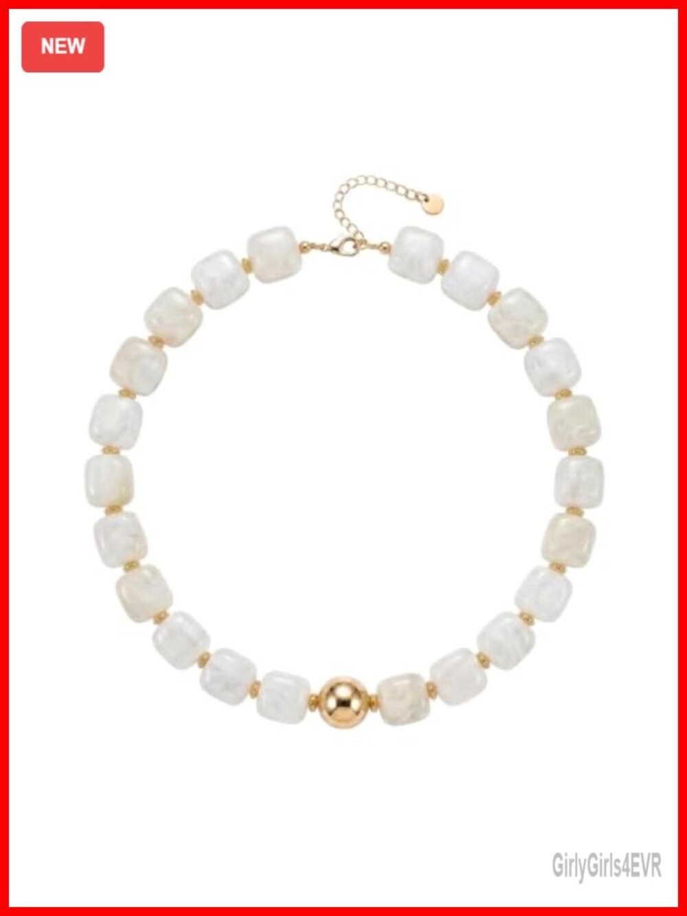 Handmade Beaded Chunky Statement Collar Necklace